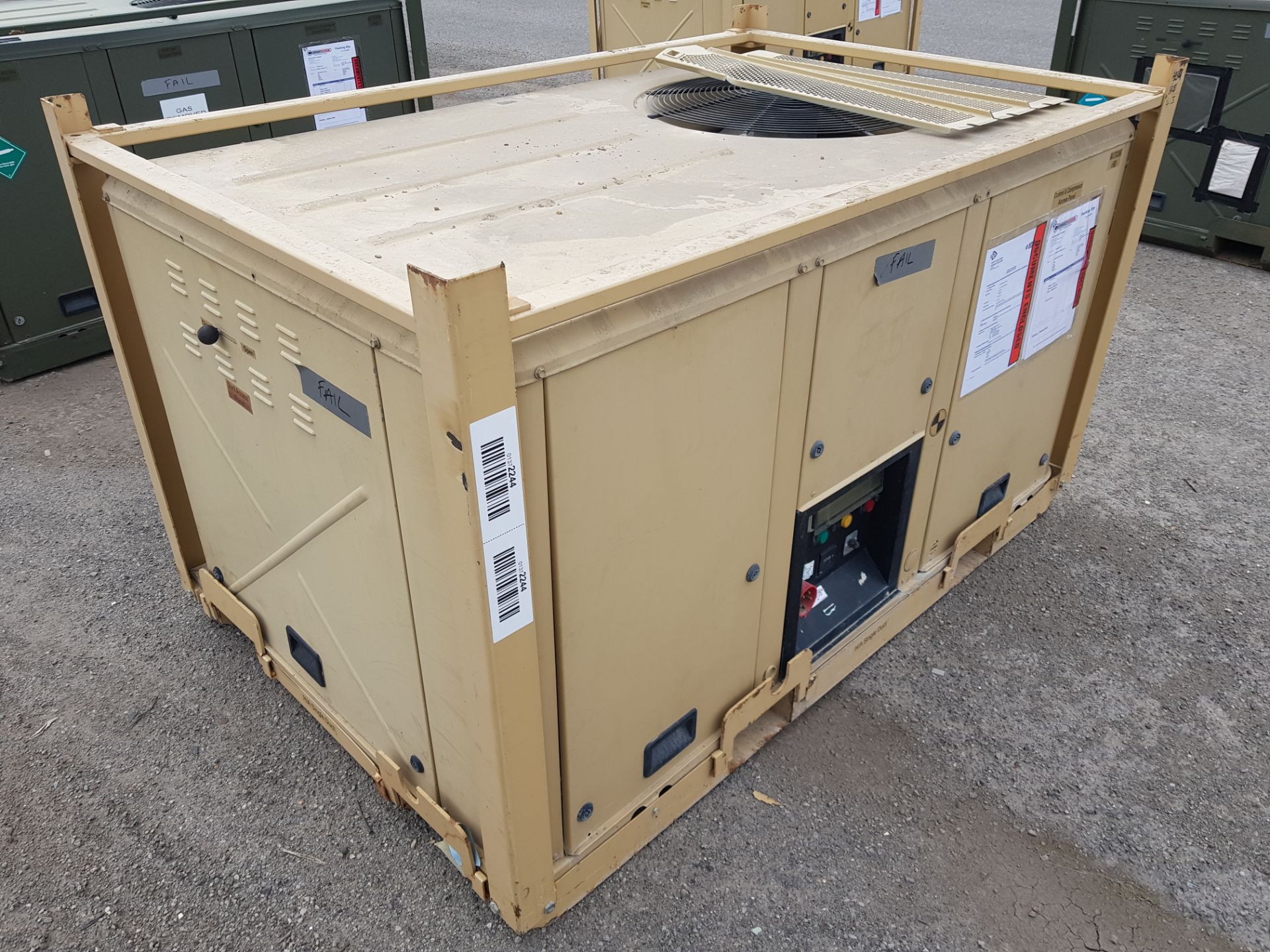 Acclimatise 15kW cooling or heating Environment Control Unit (ECU) - W 1810 x D 1180 x H 1010mm