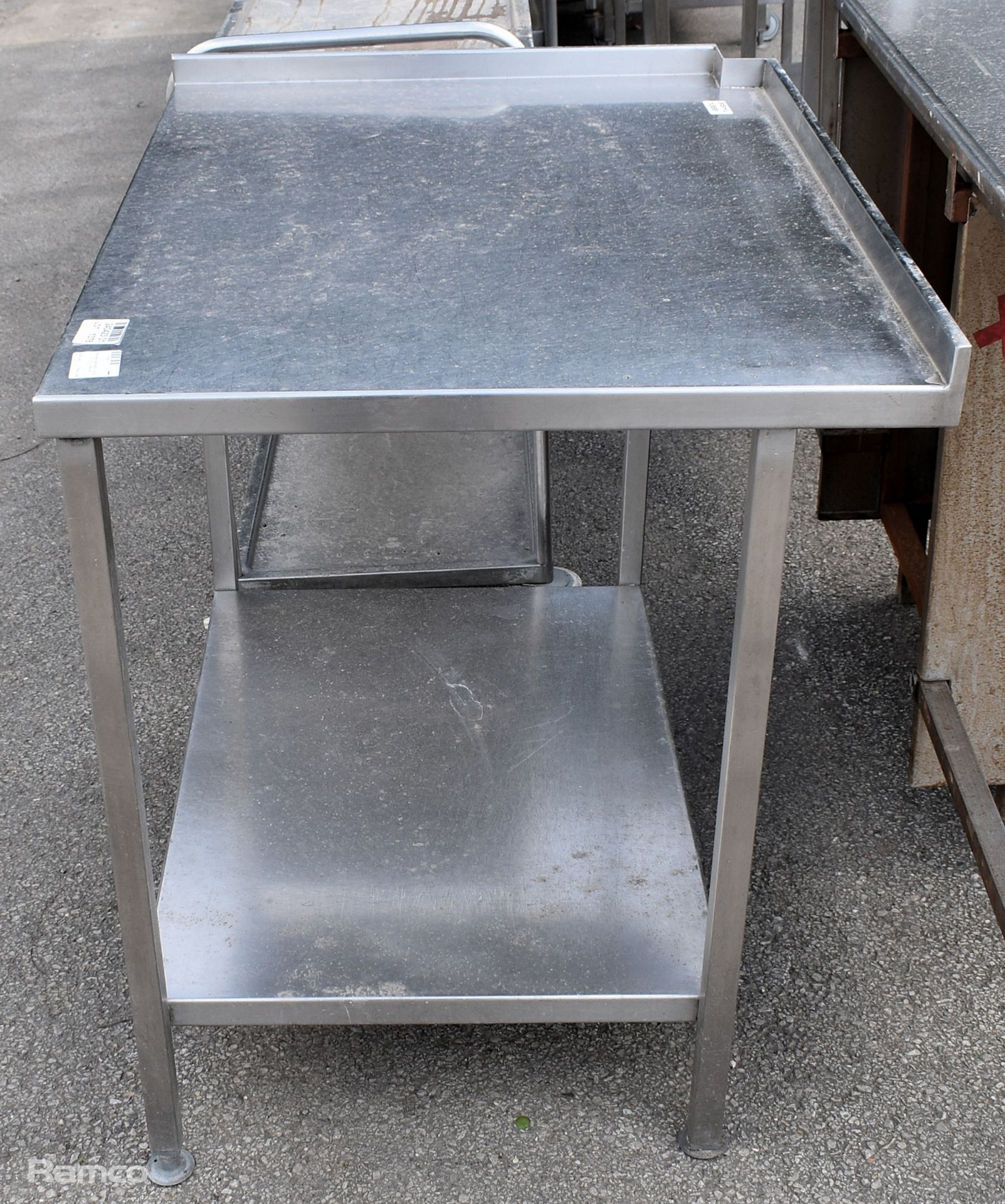 Stainless steel table - W 920 x D 700 x H 880mm - Bild 2 aus 2