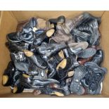 50x Various pairs of shoes and trainers - different makes & sizes - mixed grades