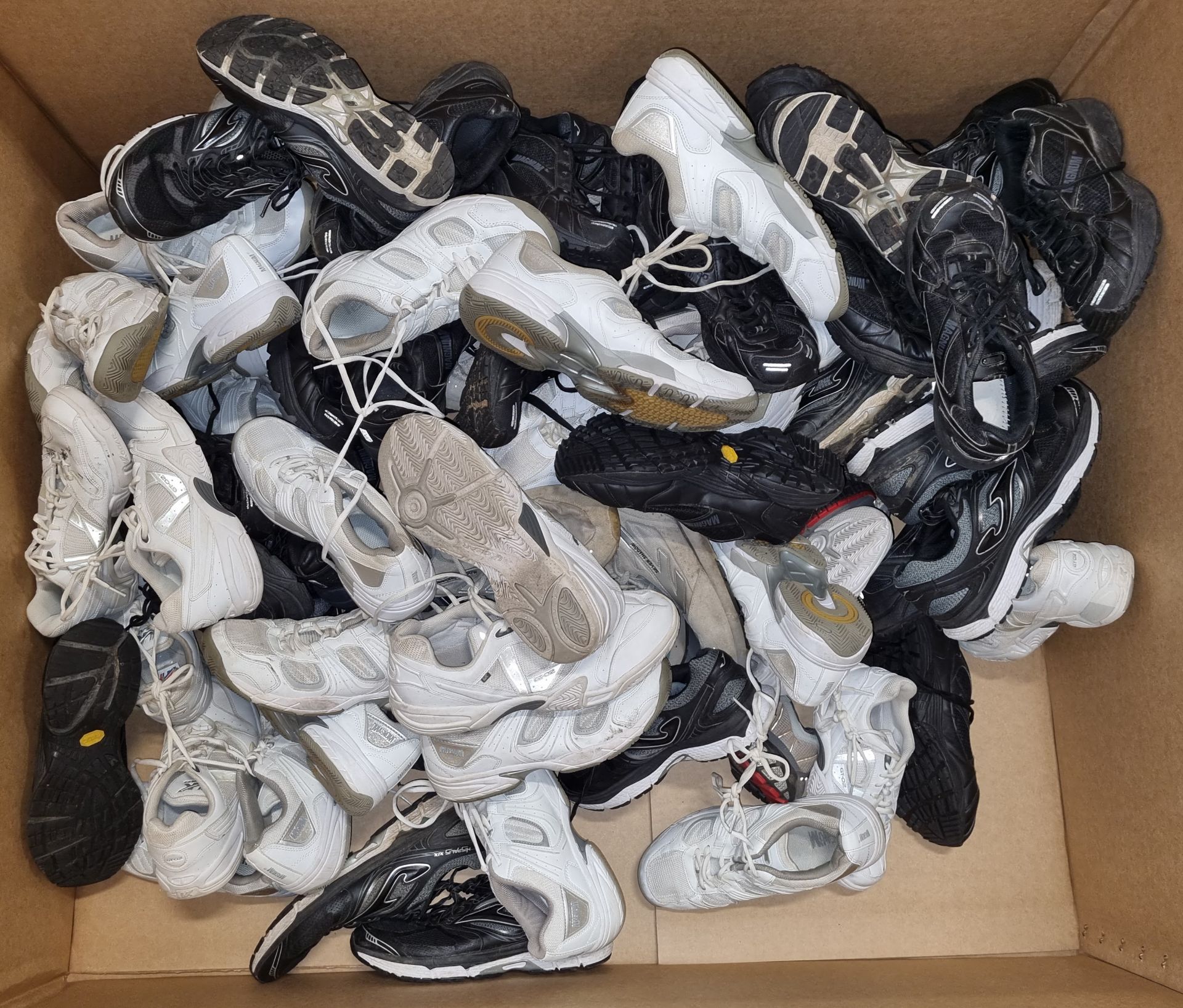 50x pairs of various trainers - different makes & sizes - mixed grades