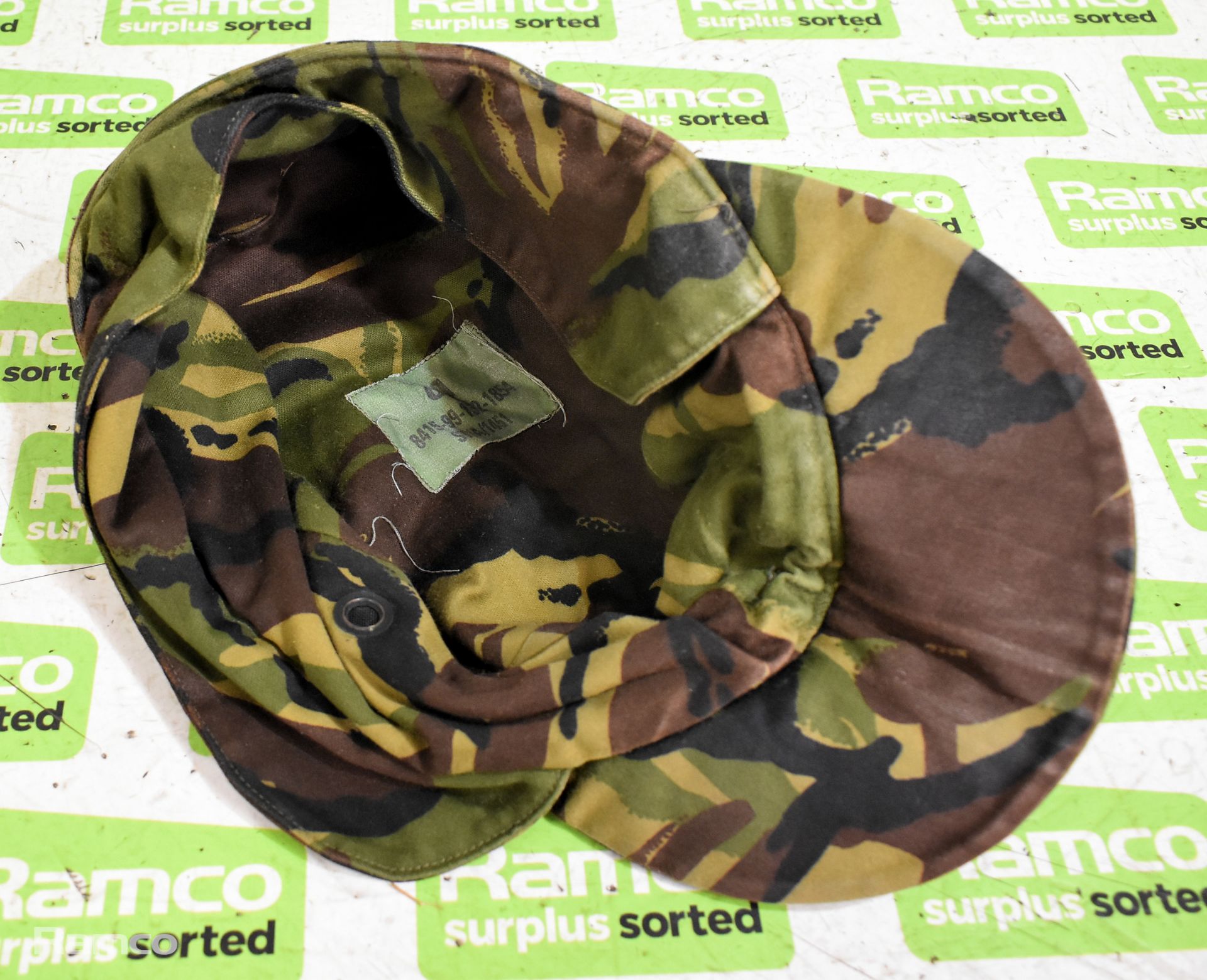 British Army DPM helmet covers, DPM combat hats, DPM cold weather caps, Mixed pouches, DPM hats - Image 2 of 12