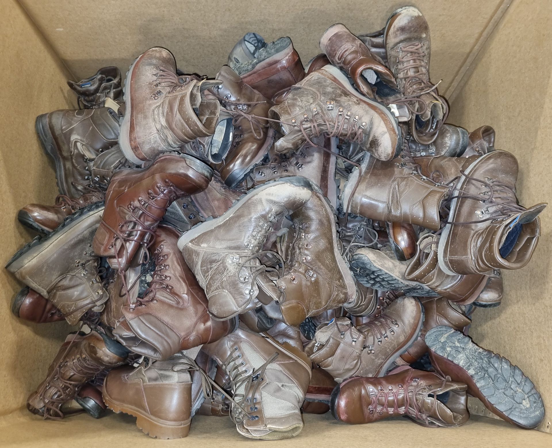 50x pairs of Various boots - Magnum Haix YDS - mixed grades and sizes