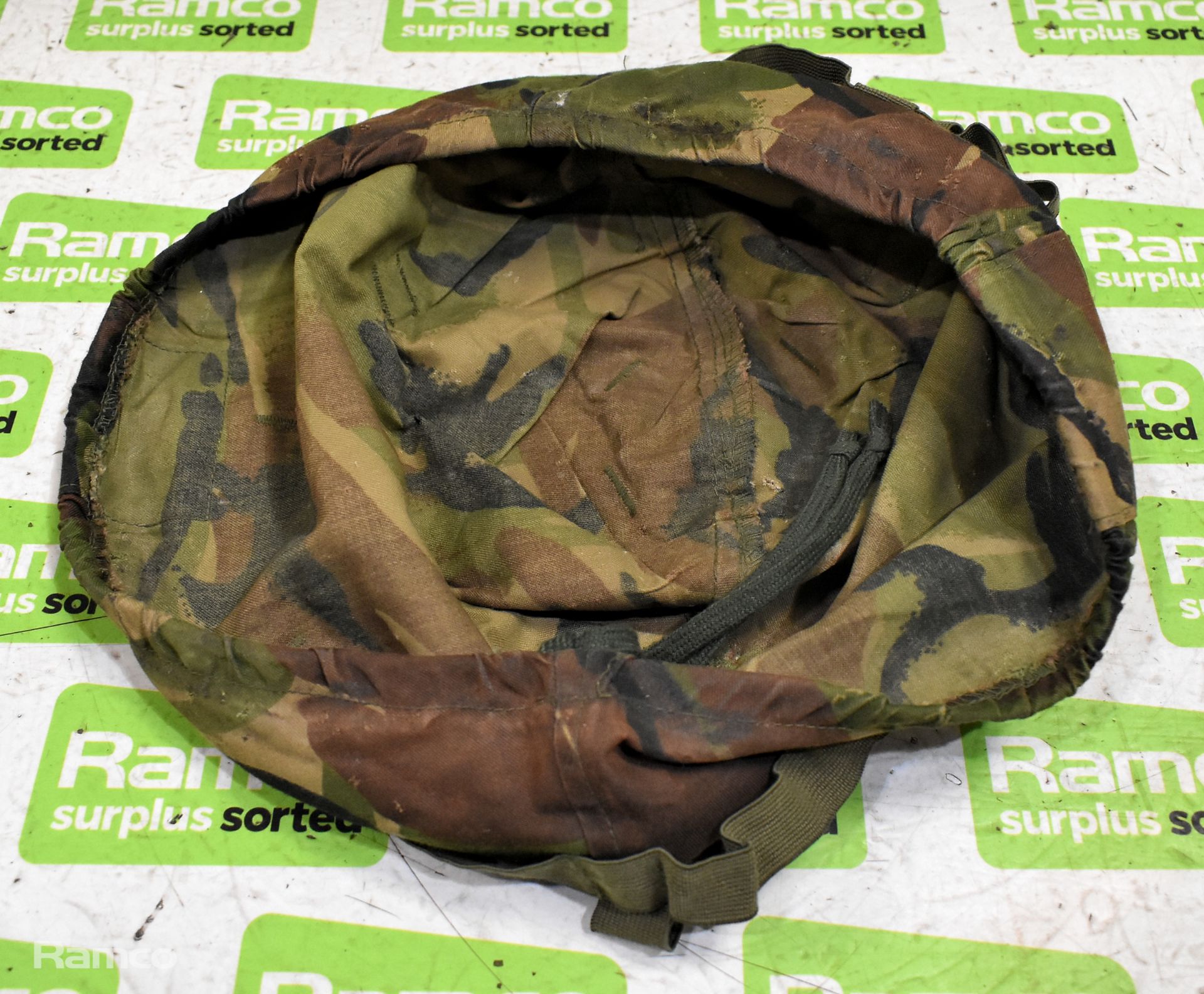 British Army DPM helmet covers, DPM combat hats, DPM cold weather caps, Mixed pouches, DPM hats - Image 9 of 12