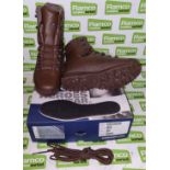5x pairs of Haix cold wet weather boots - Size 9W