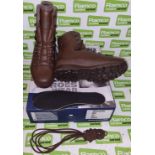 5x pairs of Haix cold wet weather boots - Size 10M