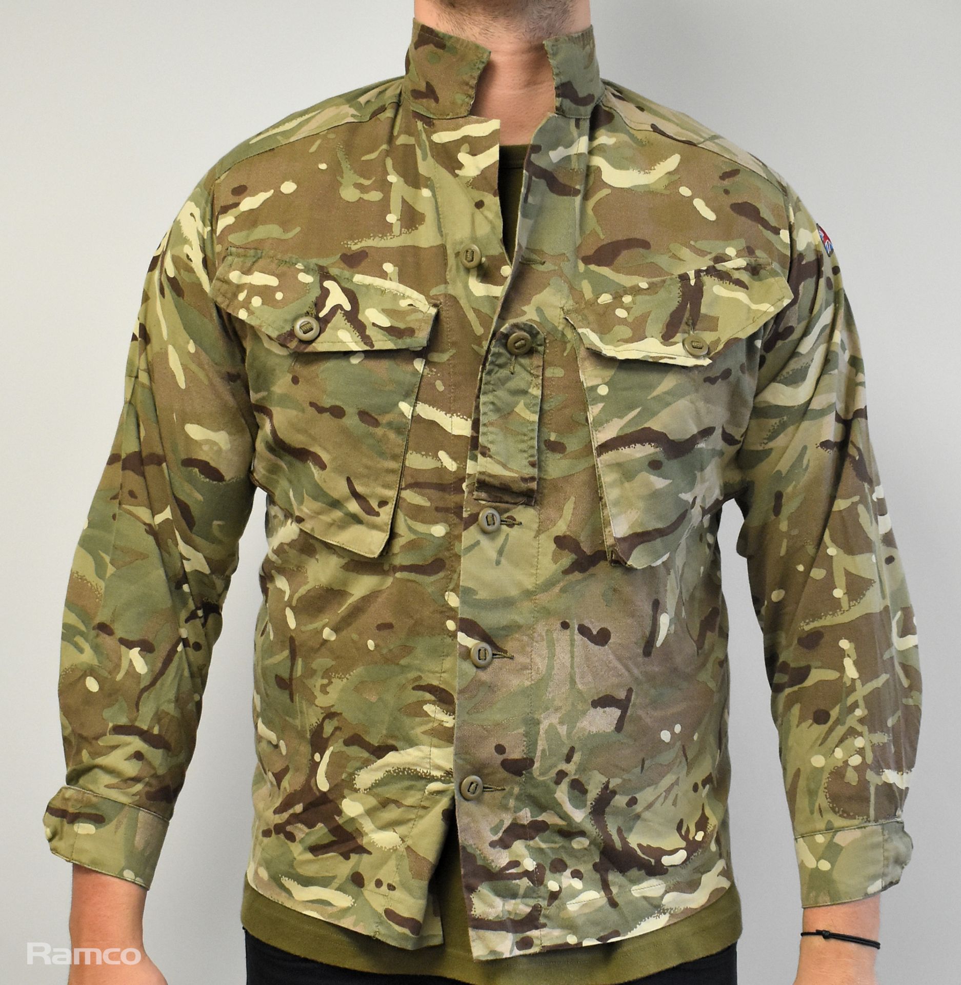 100x British Army MTP shirts barrack - mixed grades and sizes