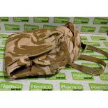 Combat helmet covers, British Army combat hats, Hydration packs, pouches, Field packs - see desc.