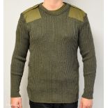 100x British Army wool jerseys - Olive - mixed grades and sizes
