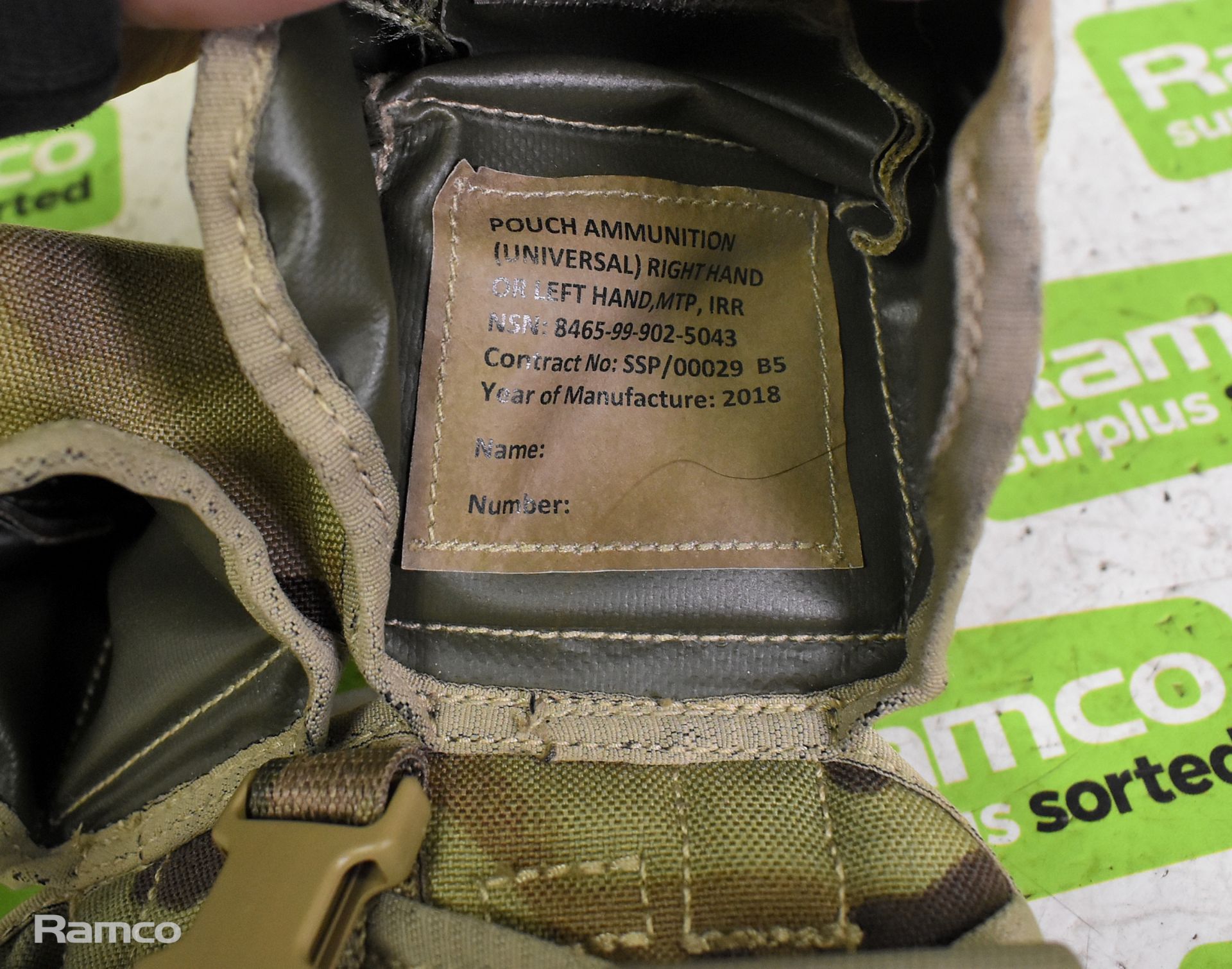 British Army body covers & ammunition pouches - see description for details - Image 11 of 16