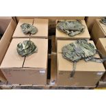 British Army cold weather caps, combat hats, 3L hydration packs - see description for details