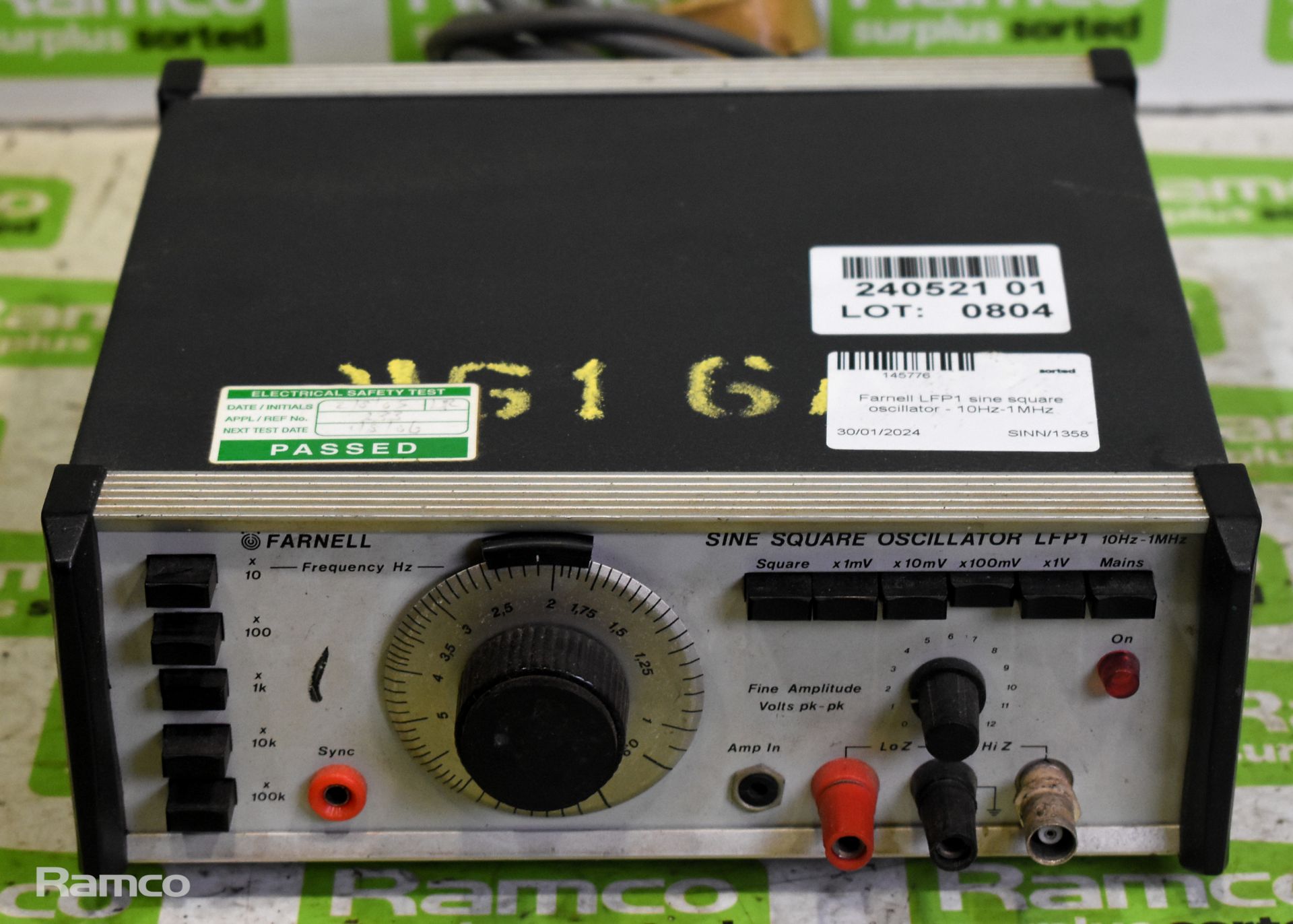 Farnell LFP1 sine square oscillator - 10Hz-1MHz