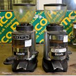 2x Ceado E6X espresso coffee grinders