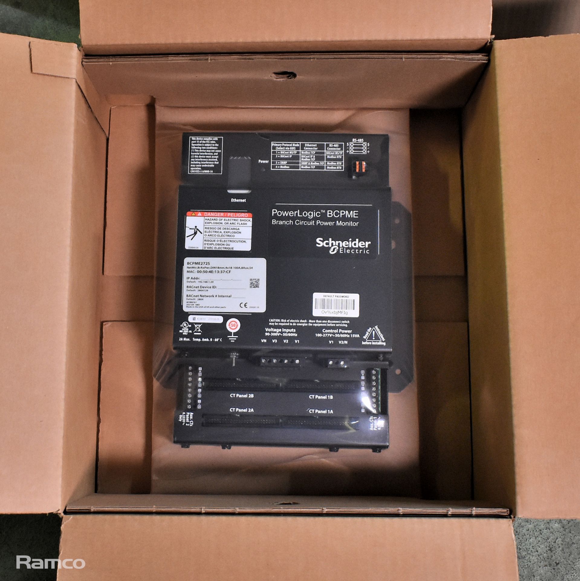 Schneider Electric BCPME272S PowerLogic branch circuit power monitor