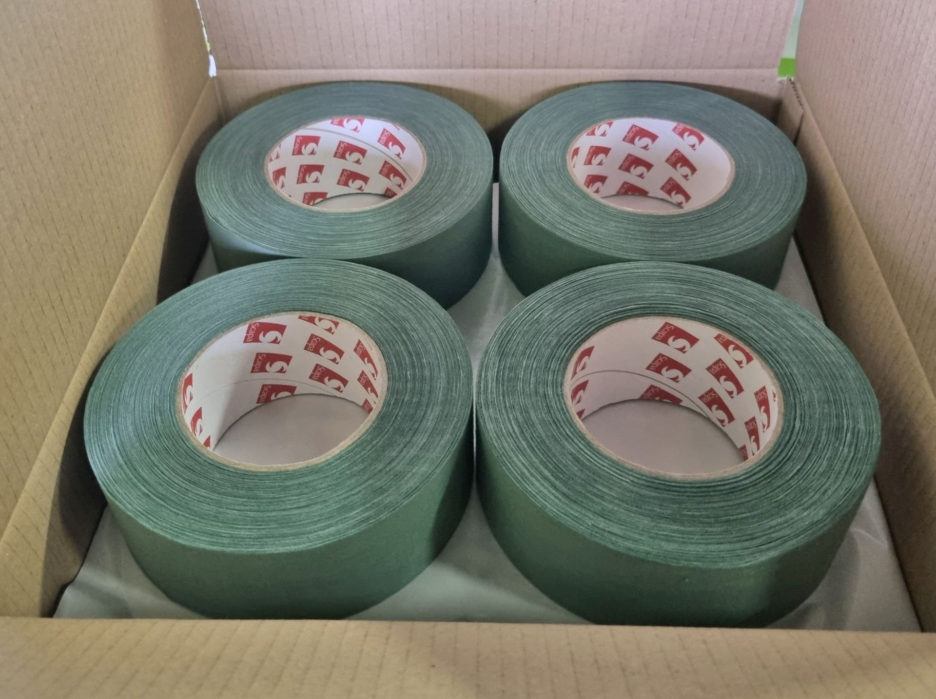 2x boxes of Scapa 3302 uncoated cotton cloth adhesive tape - olive green - 50mm x 50m - Bild 3 aus 4