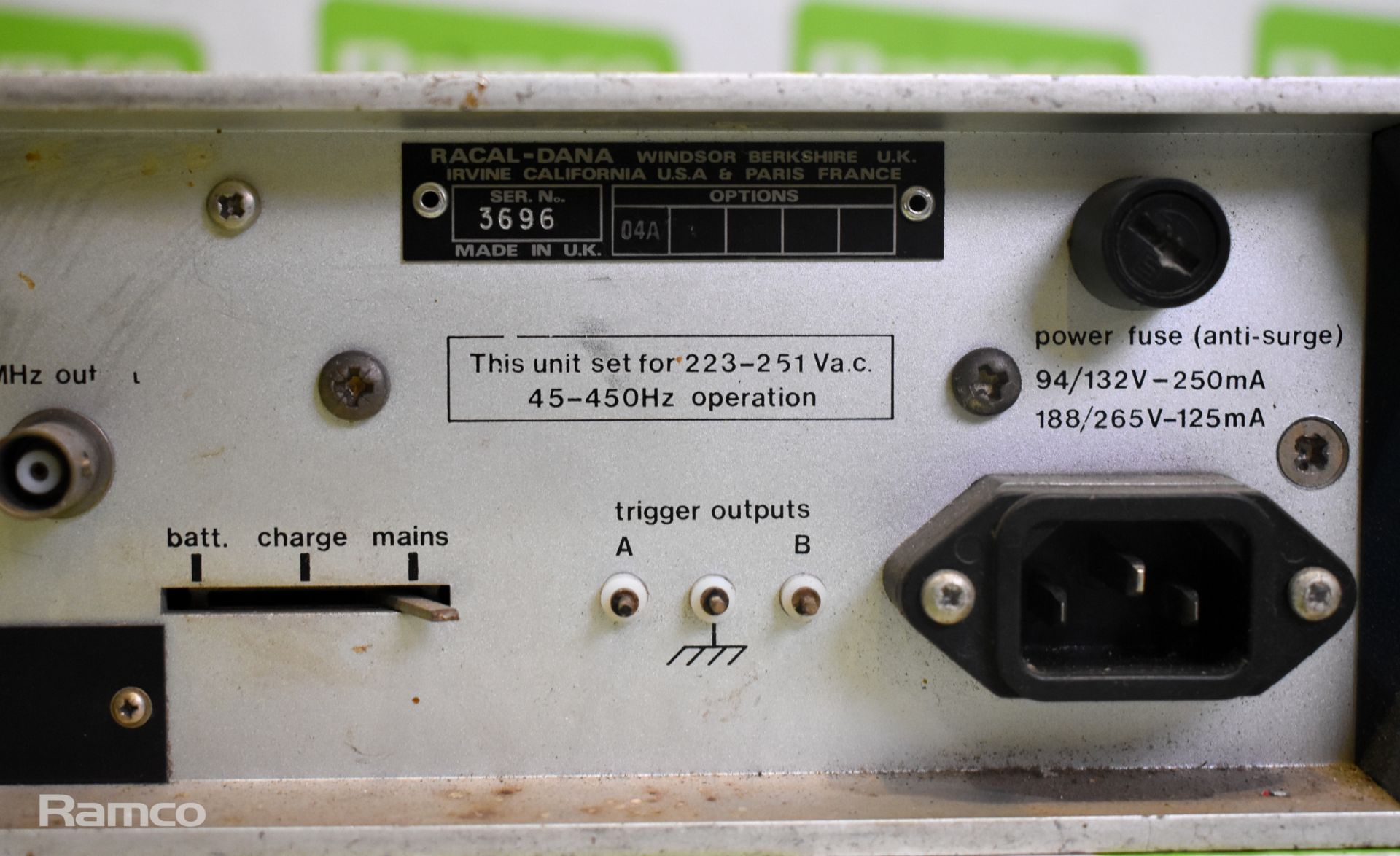 Racal-Dana 9903 universal counter timer - Image 4 of 4