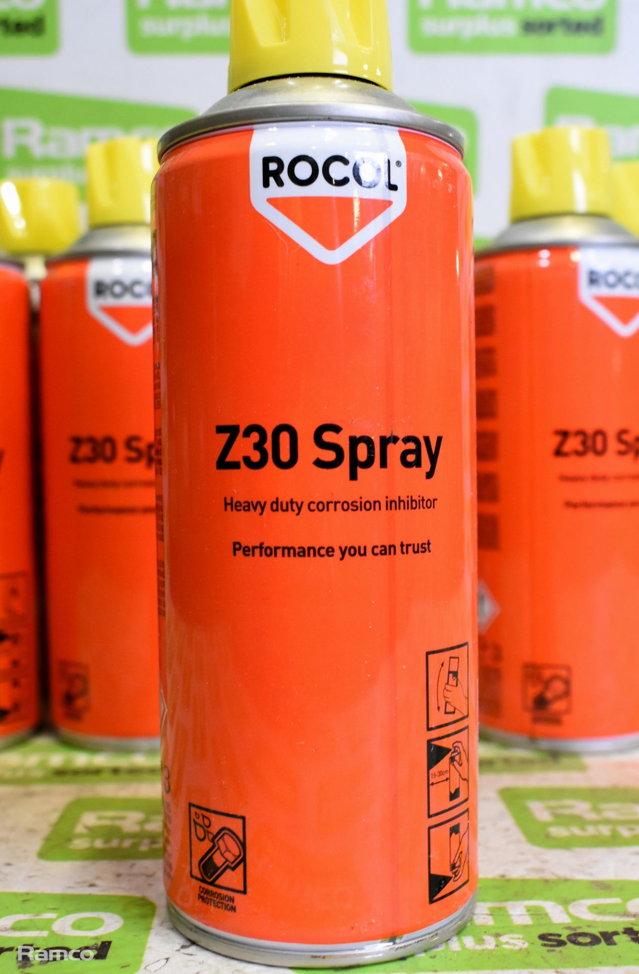 10x cans of Rocol Z30 heavy duty corrosion inhibitor 300ml - Image 2 of 4