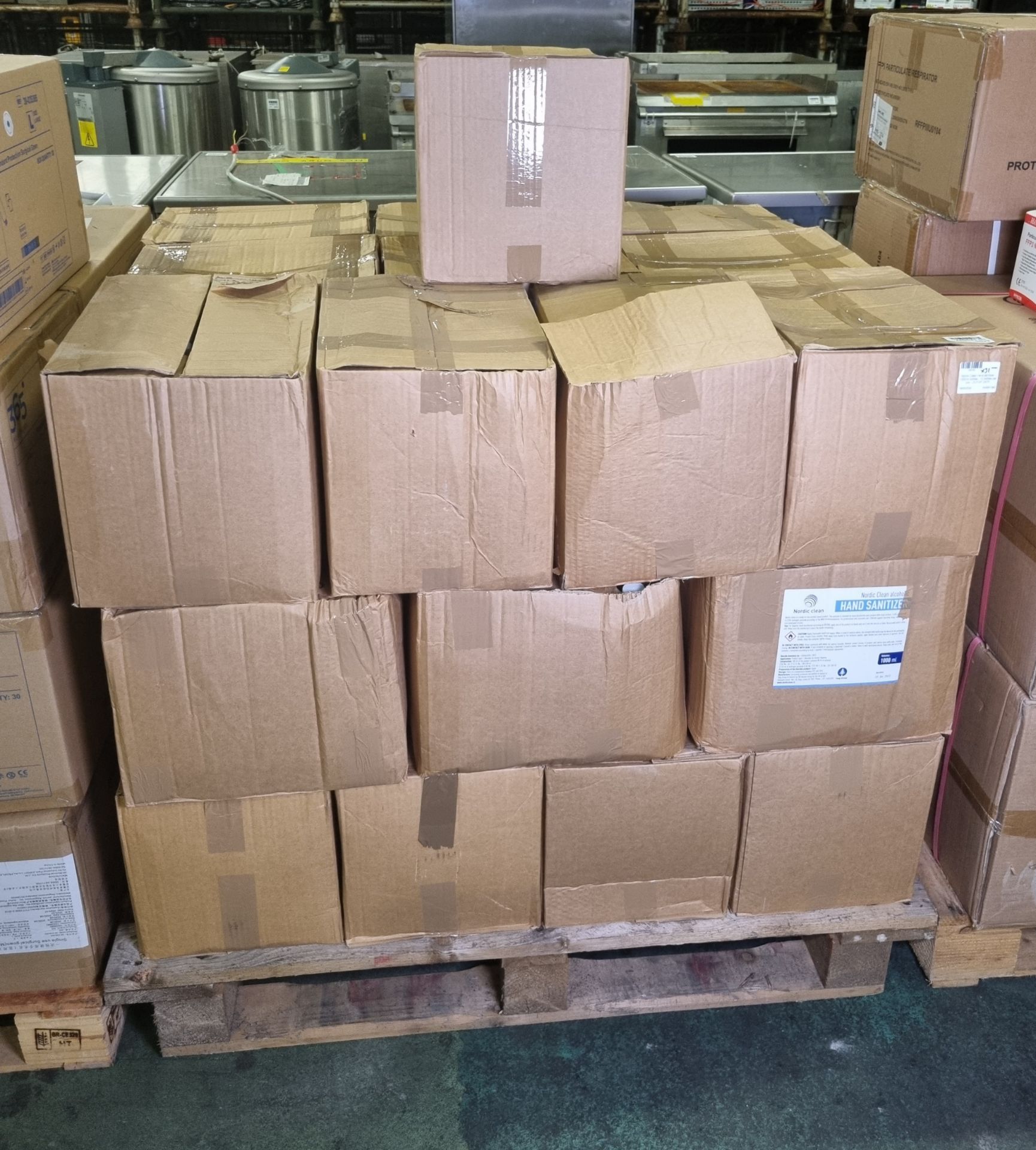 31x boxes of Nordic Clean hand sanitizer - 12x 1000ml bottles per box - OUT OF DATE - Image 5 of 5