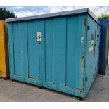 9ft 7in x 8ft 3in empty container - double door