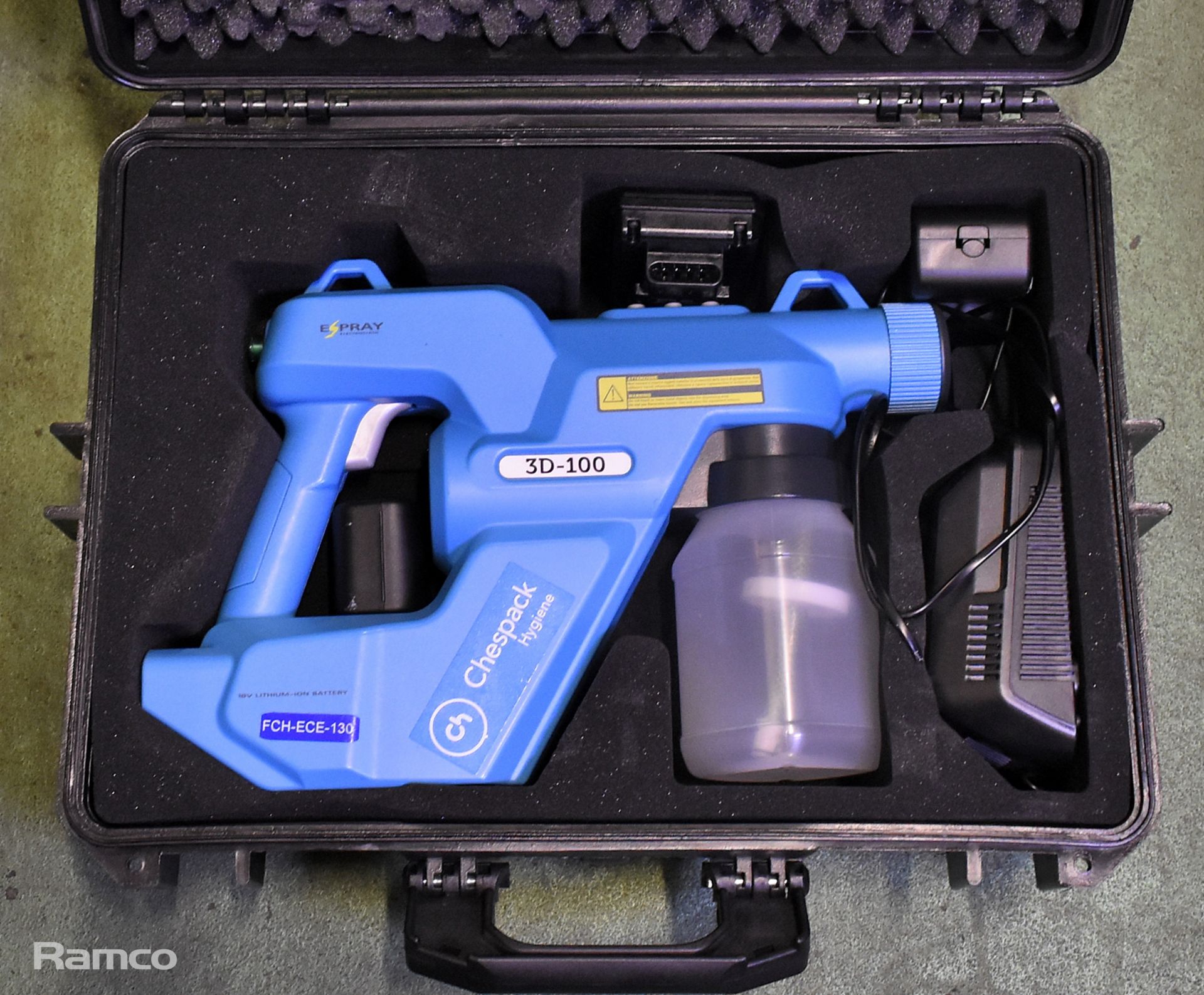 FIMAP E-Spray electrostatic hygienization industrial disinfection gun spray kit