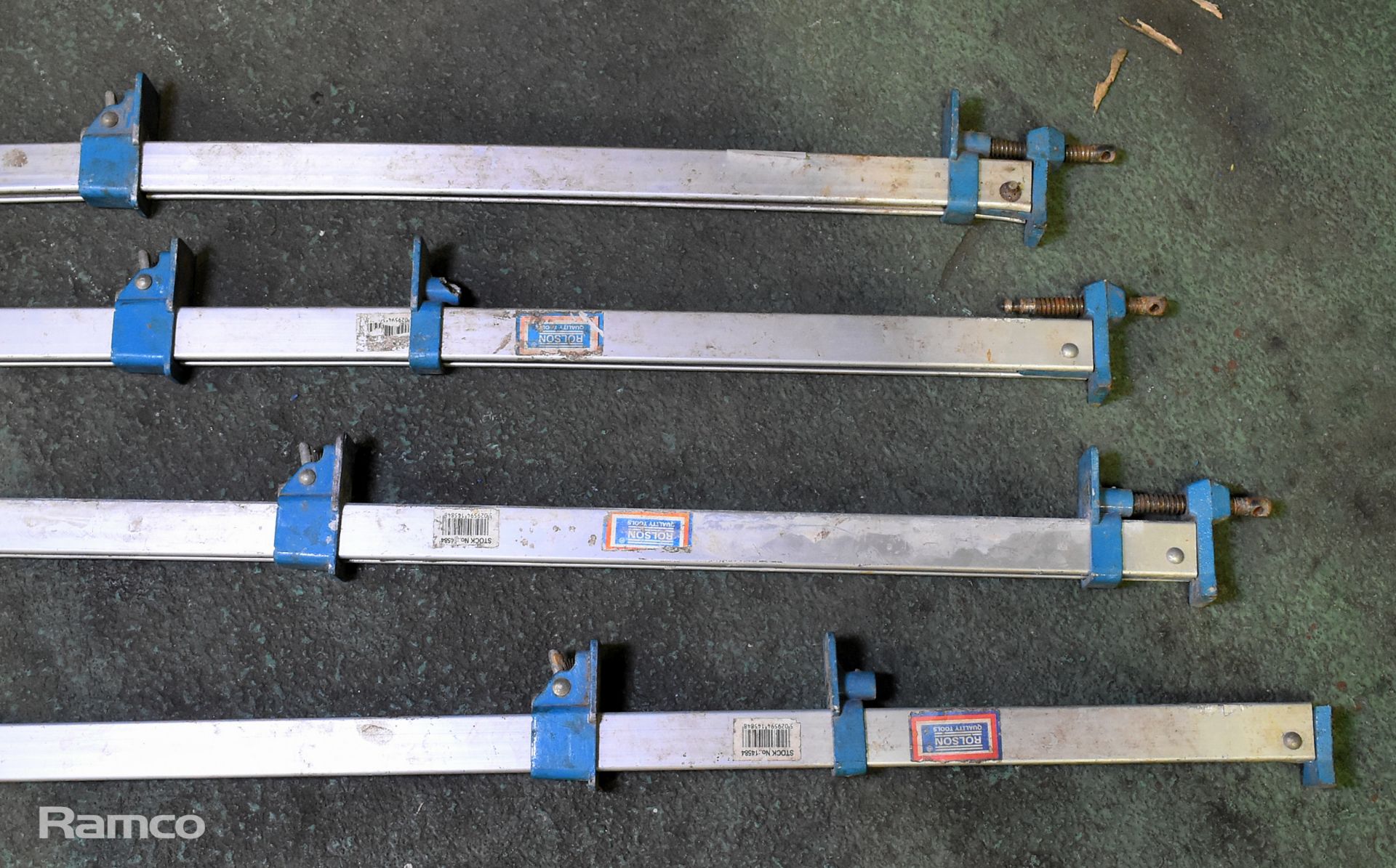 4x Aluminium sash clamps - L 1200mm - Image 2 of 5