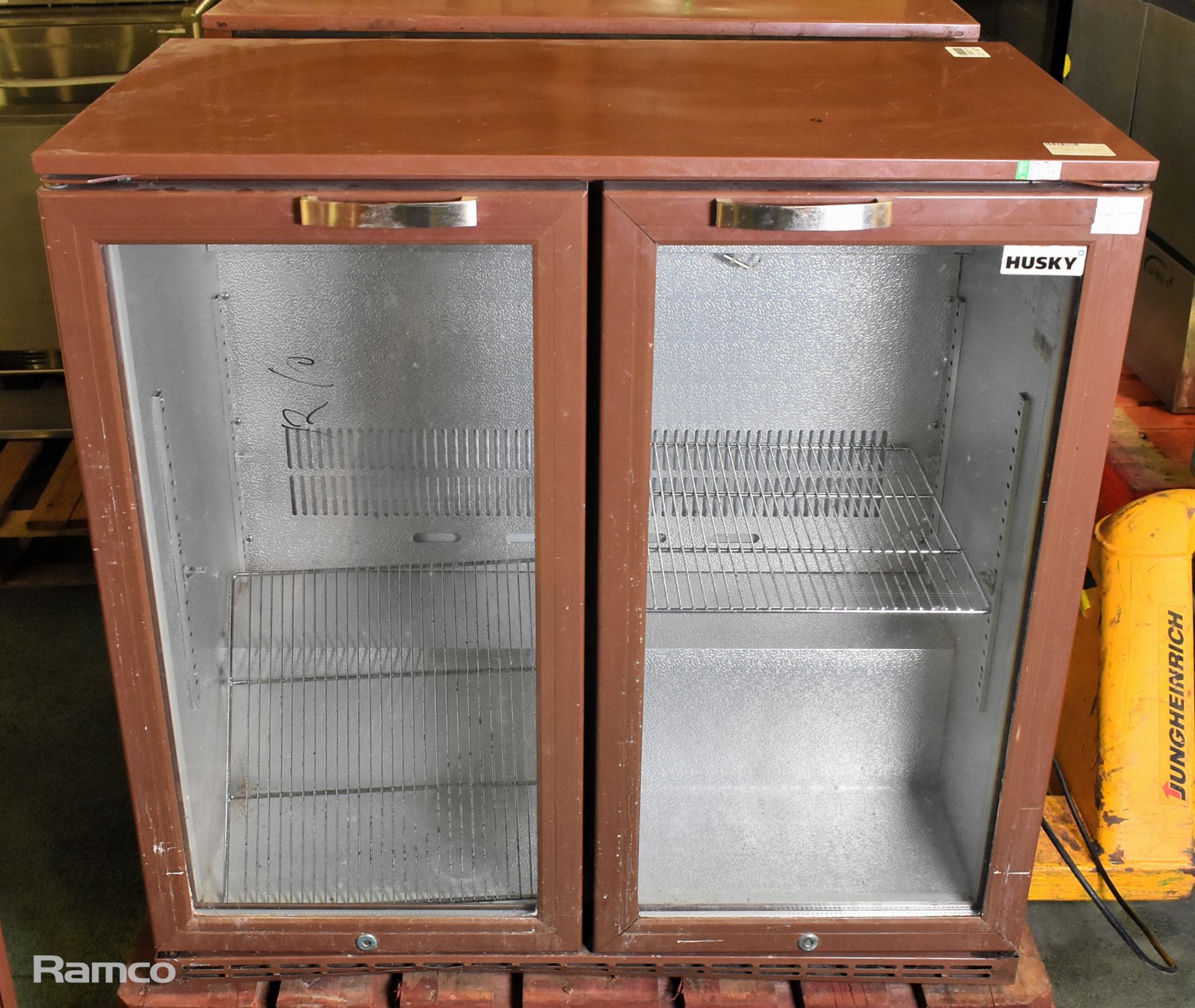 Husky HUS-C2H-HY double door bottle cooler - W 900 x D 520 x H 900mm