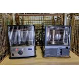 Various paraffin heaters - full details in description