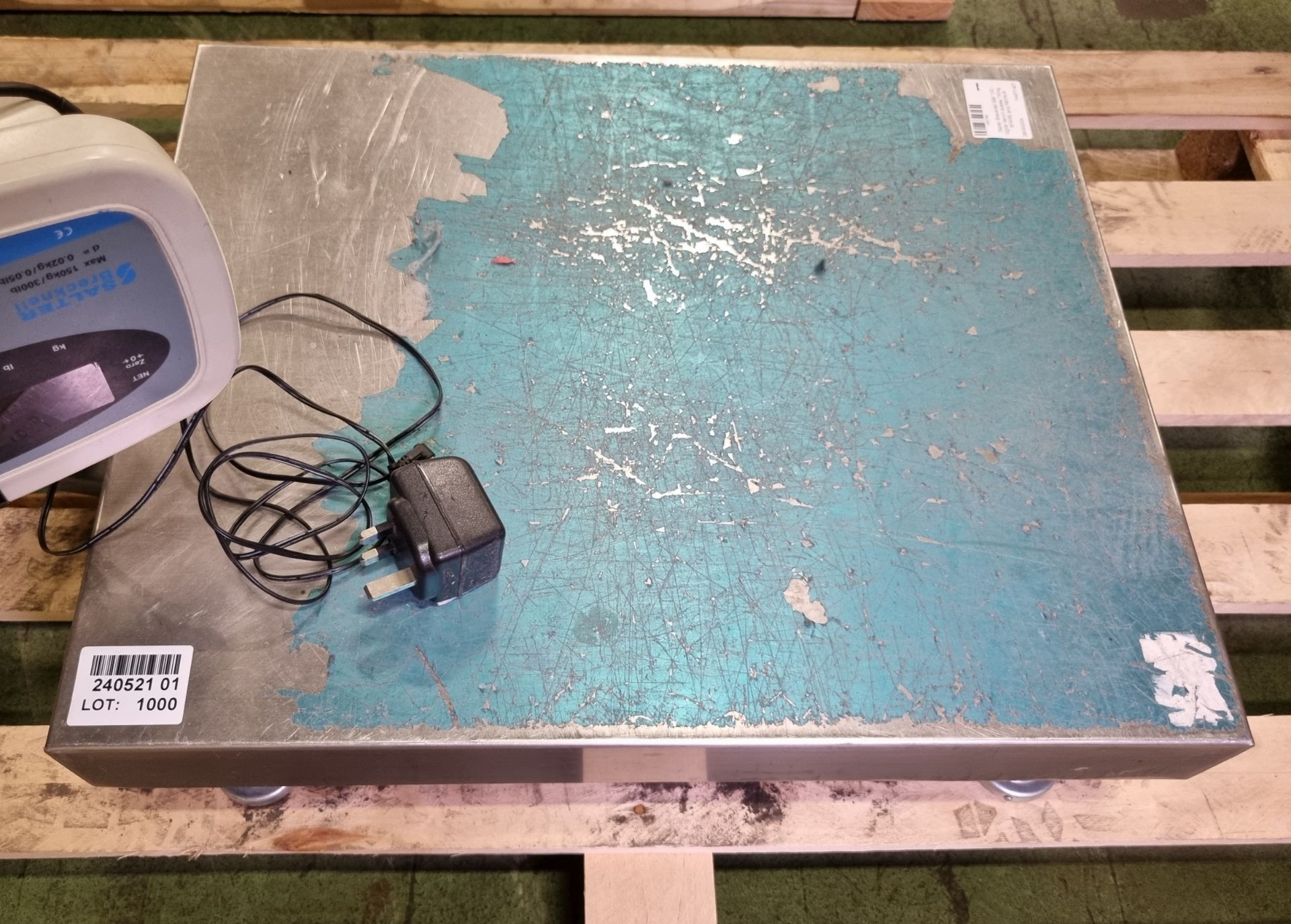 Salter Brecknell SBI 100 - digital bench scales 150kg - SPARES OR REPAIRS - Image 3 of 5