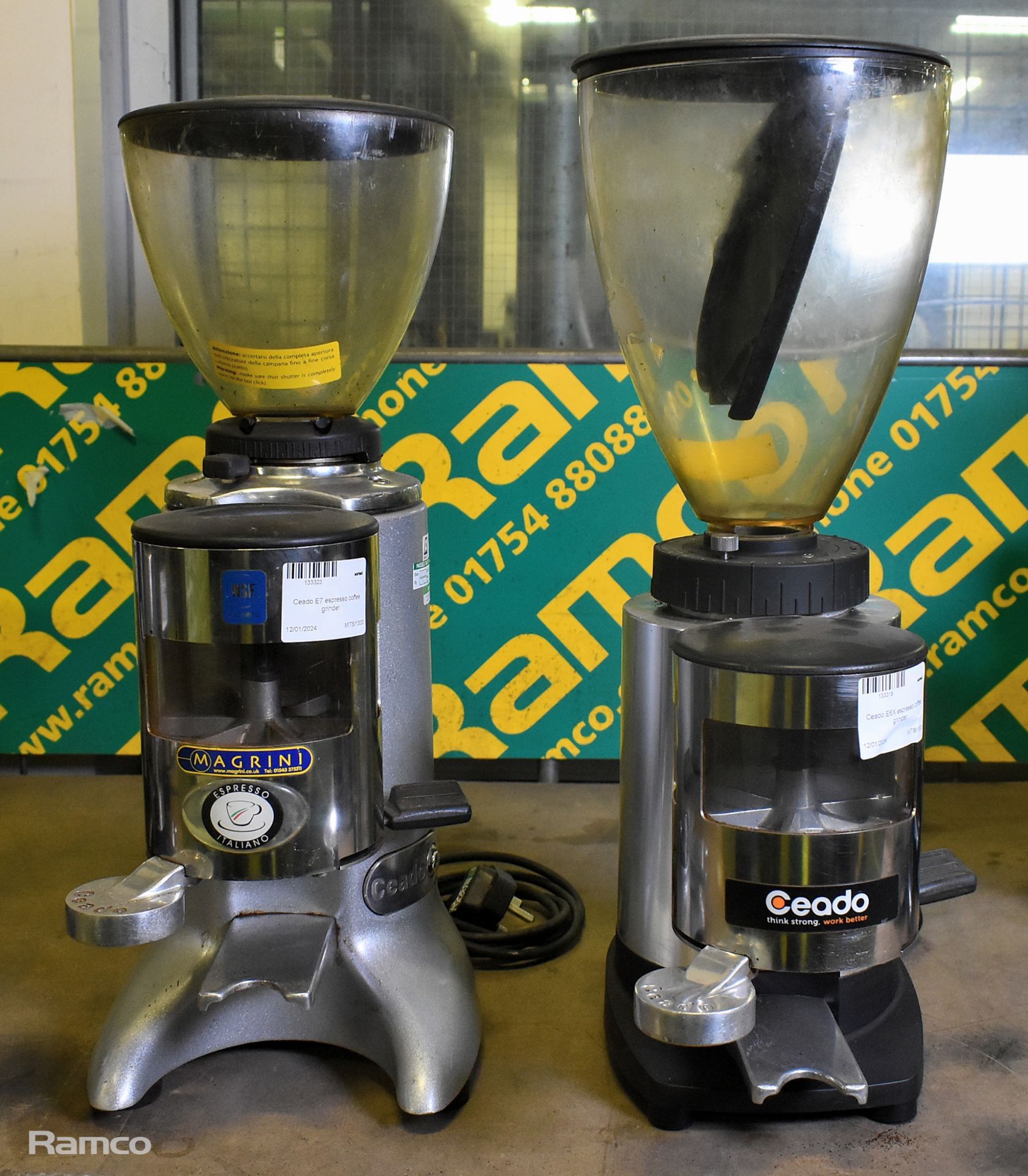 Ceado E6X espresso coffee grinder, Ceado E7 espresso coffee grinder