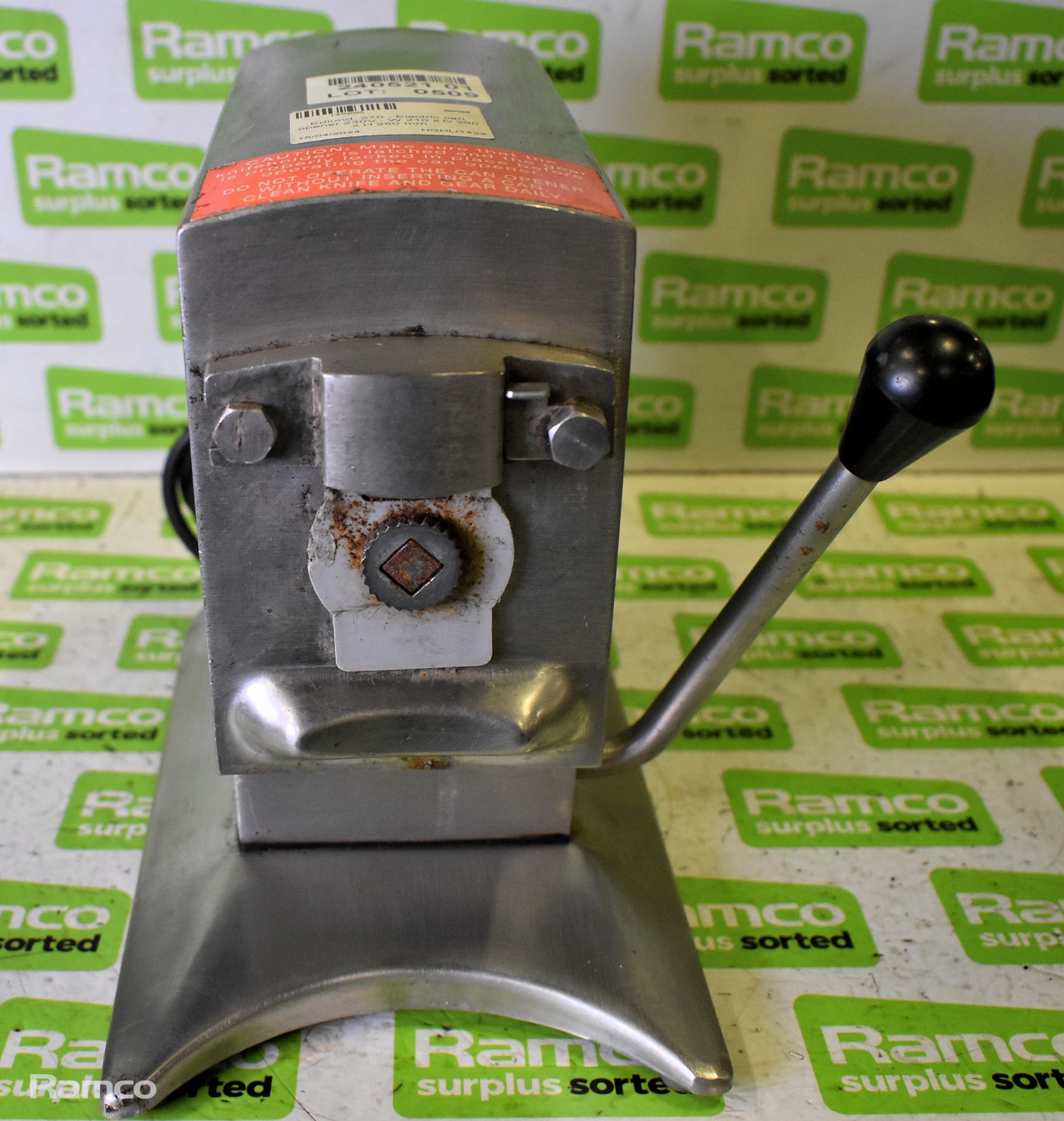 Edlund 270 Electric can opener - 230V - W 210 x D 290 x H 250mm - Image 2 of 5