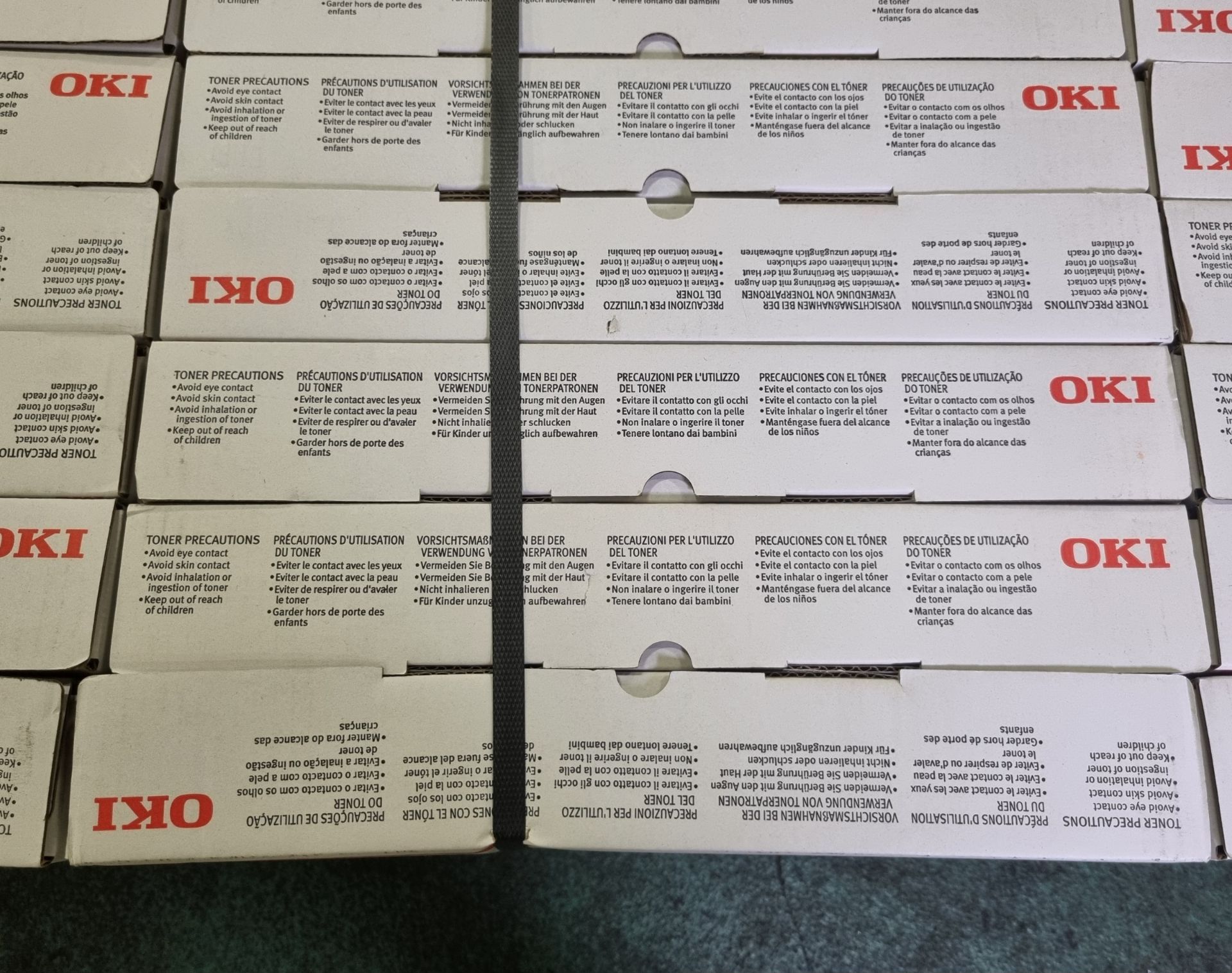 180x Oki toner cartridges - C822, C823, C833 and C843 - black, yellow, magenta and cyan - Image 4 of 4