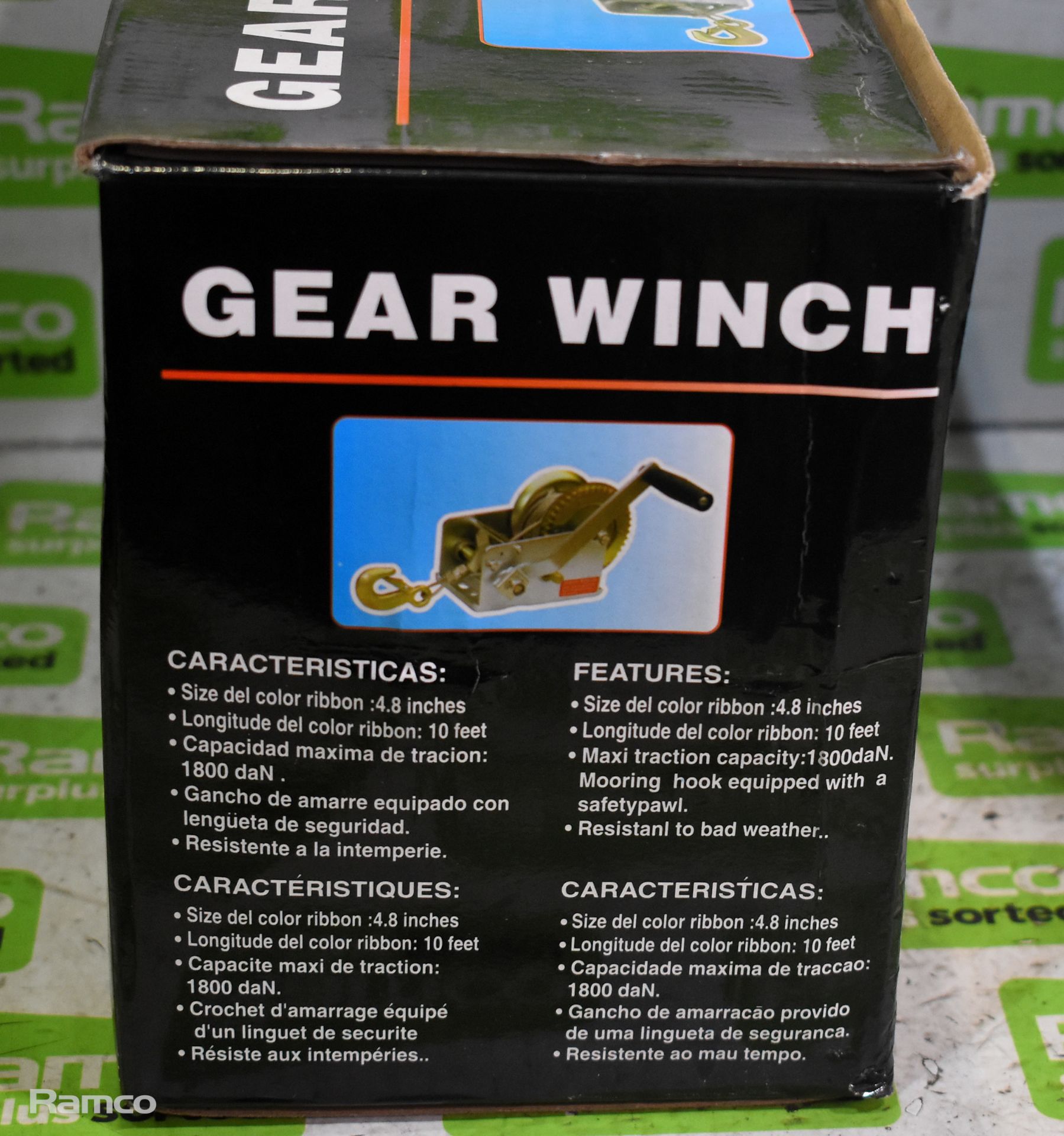 2x Gear winches - unbranded - Image 6 of 6