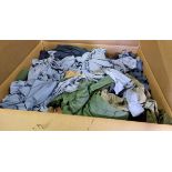 Pallet sized box of scrap textiles - weight 127.5kg