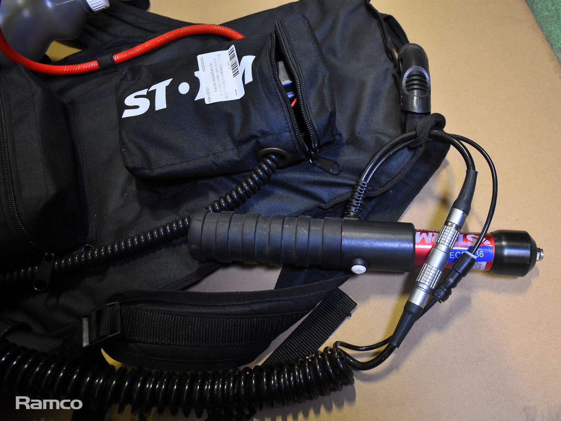 Storm Motorscrubber virucidal mister with backpack and rechargeable battery & more - Image 5 of 6