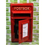 Red replica postbox
