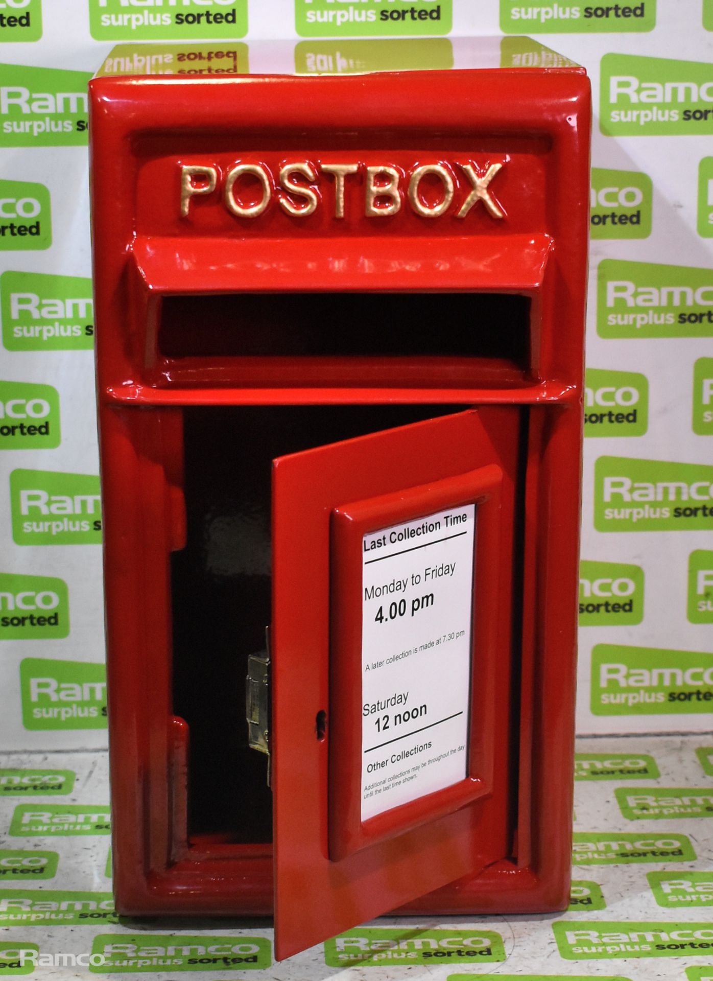 Red replica postbox