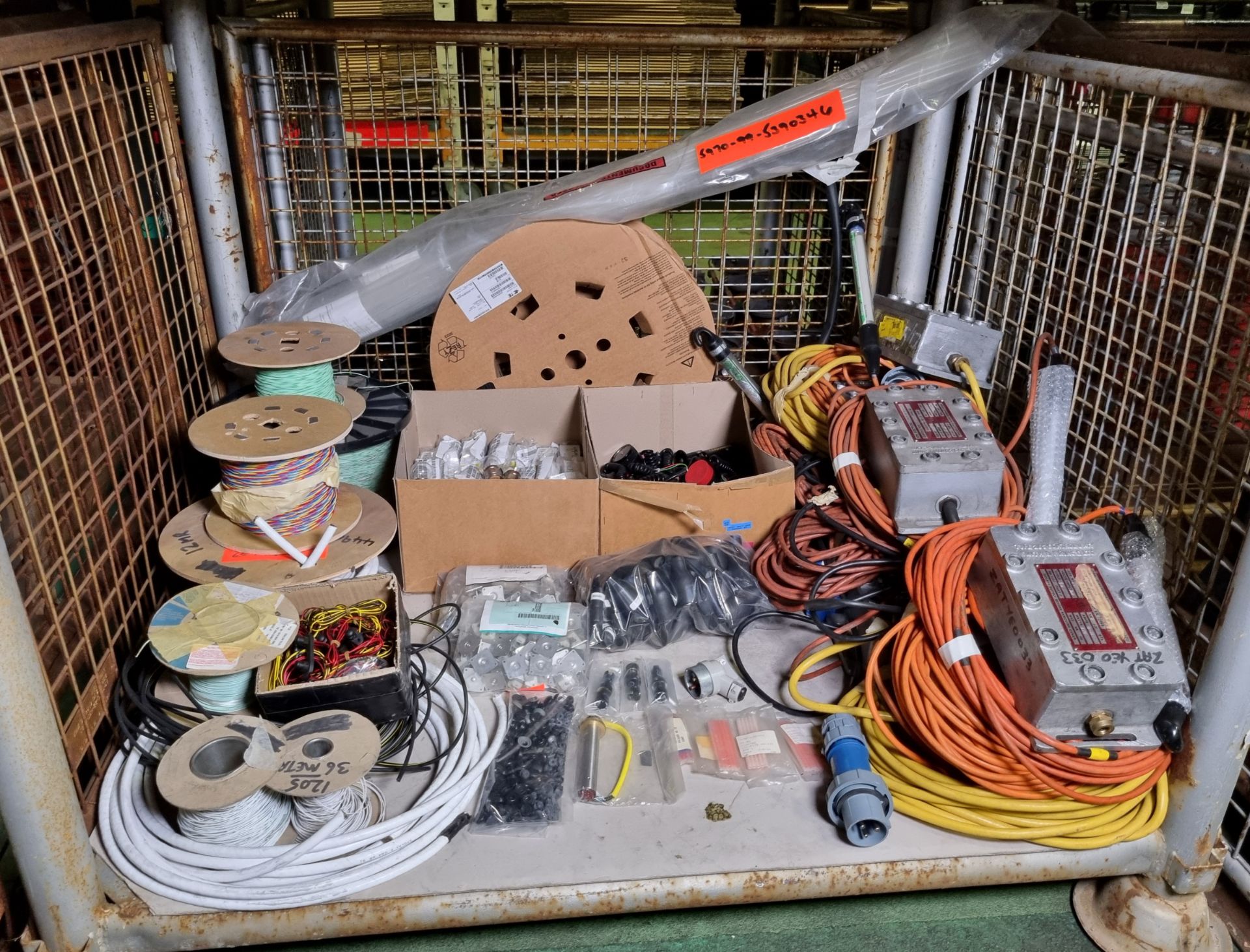 Electrical equipment and consumables - electrical cables, inspection lights, cockpit lights, bulbs,