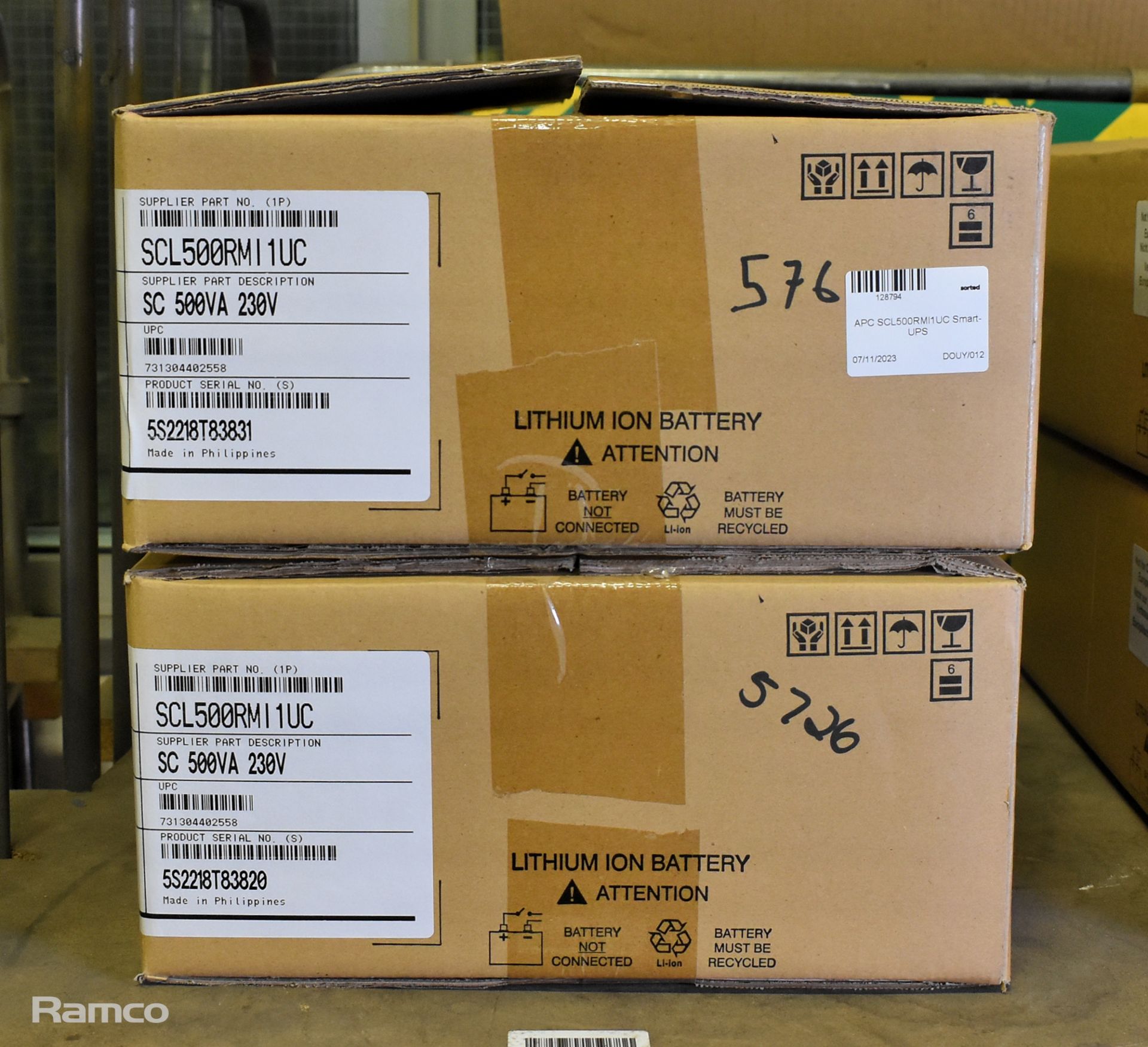 2x APC SCL500RMl1UC Smart-UPS units - Image 13 of 14