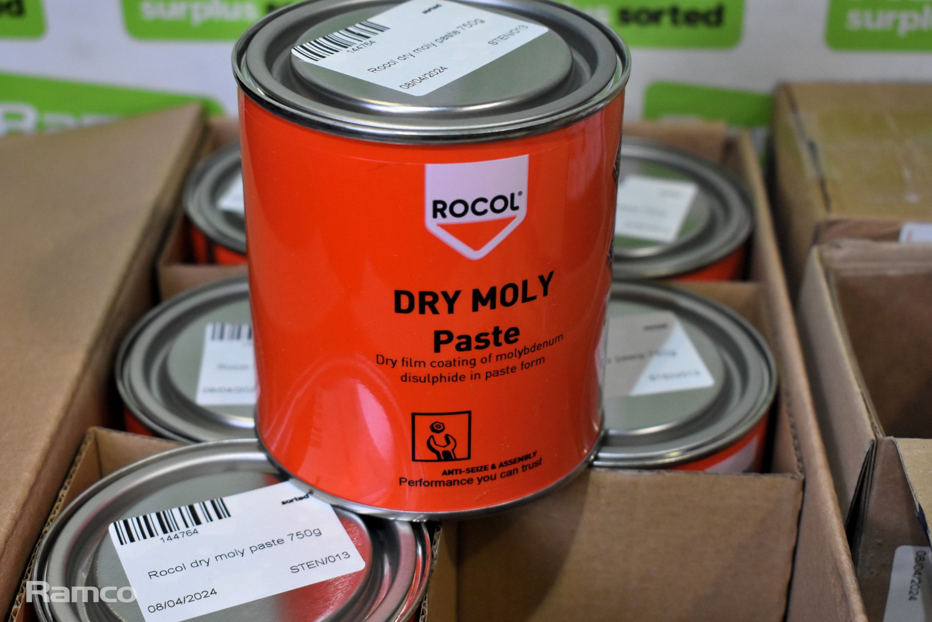 6x tins of Rocol dry moly paste - 750g per tin & 2x boxes of Loctite EA9497 epoxy adhesive - Image 2 of 14
