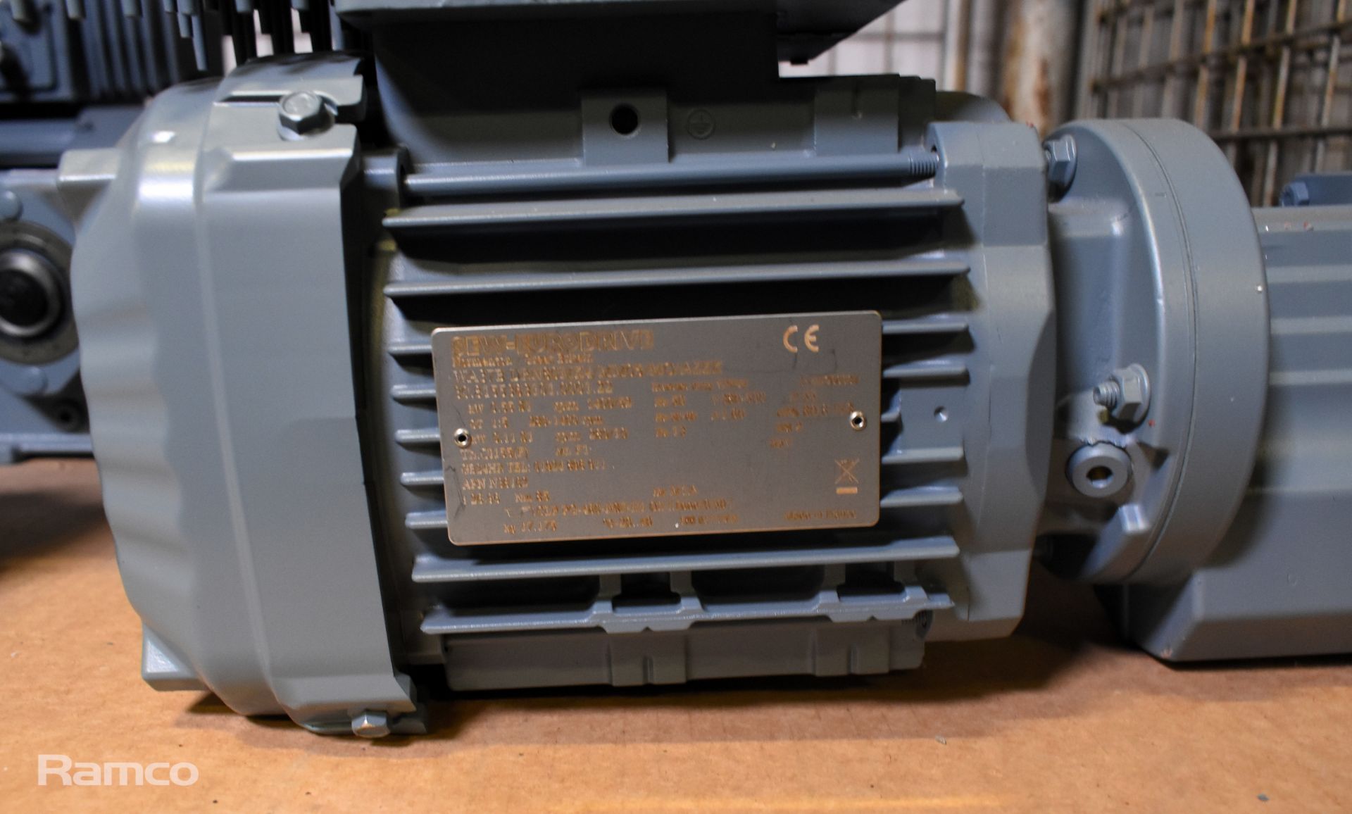 2x SEW-Eurodrive - WA37B DRN80MK4/MM05/MO/AZZK electric gear motors - 1400/52rpm, .55kW, 380-500V - Image 2 of 5