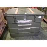 Aluminium storage container - L 790 x W 590 x H 620mm