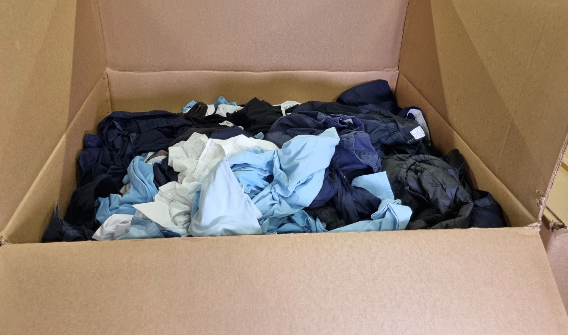 Pallet sized box of scrap textiles - weight 179.5kg