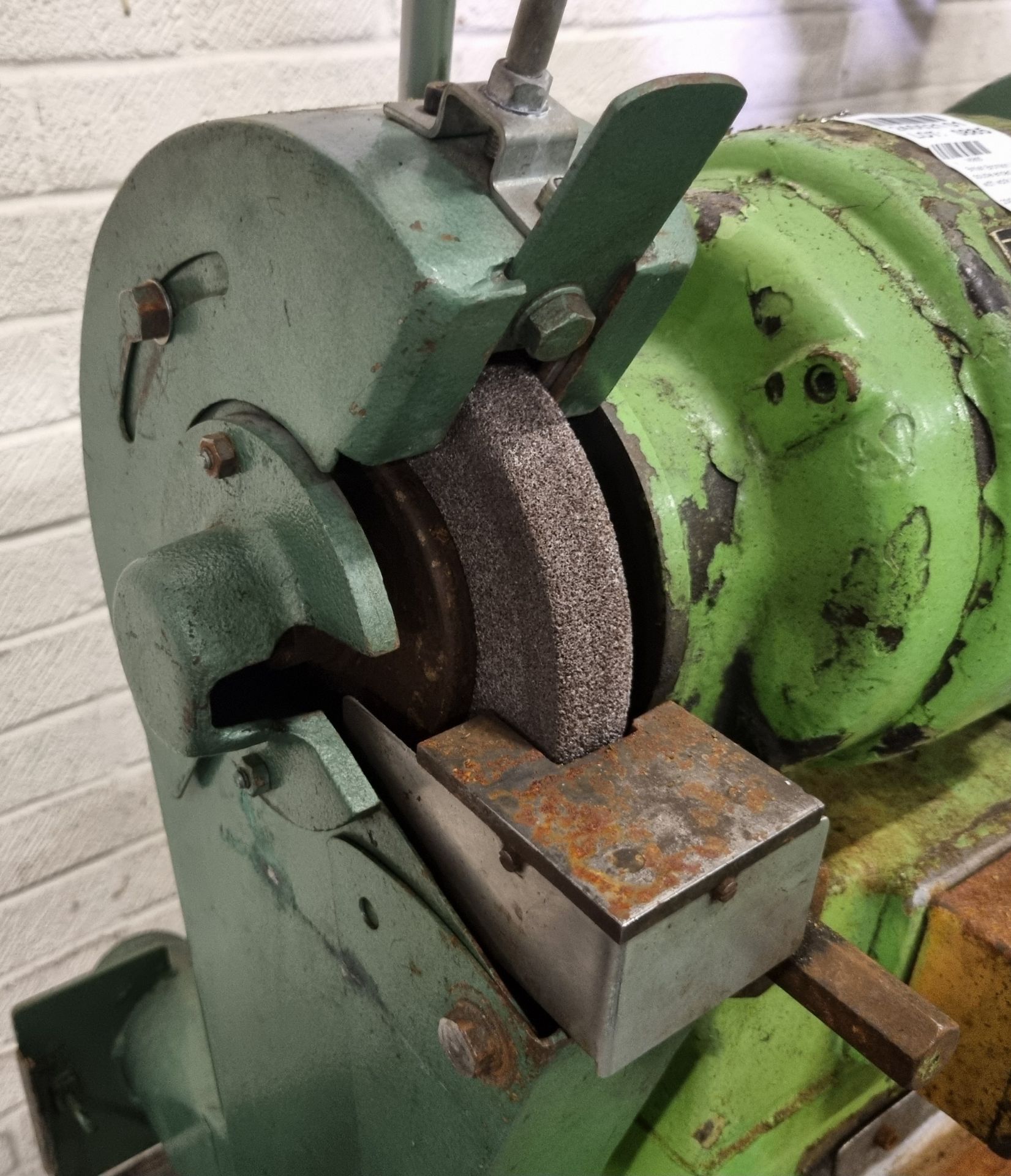 British Bronson Ltd Murad double ended grinding wheel with work light - 400/440V - 2800RPM - Image 6 of 8