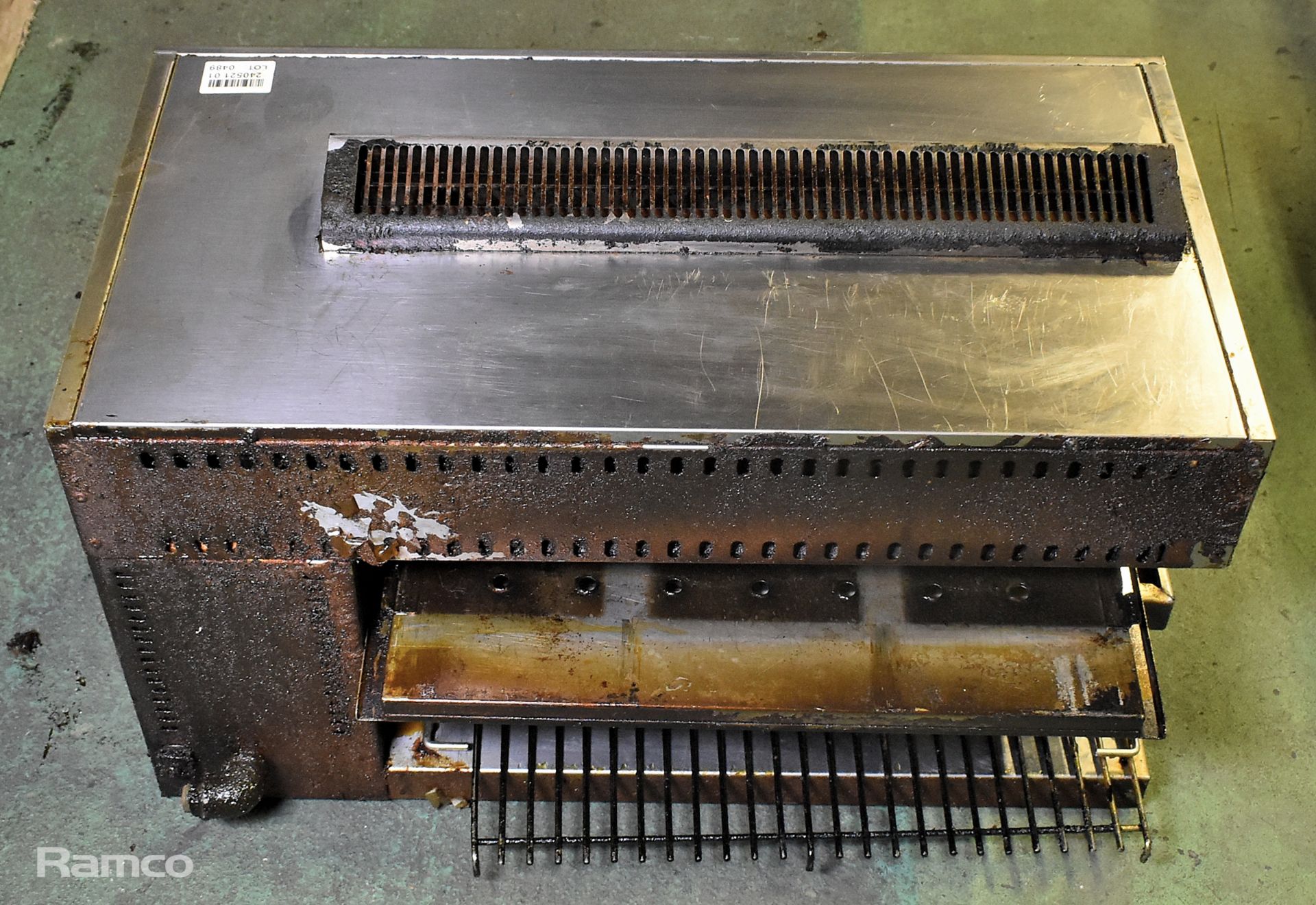 Stainless steel gas salamander grill - W 750 x D 500 x H 430mm - Bild 3 aus 5