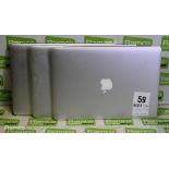 3x Apple Macbook Airs - 13 inch - A1466 - 2015