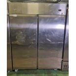 Electrolux 2 door upright freezer - W 1420 x D 780 x H 2000mm - DENTED