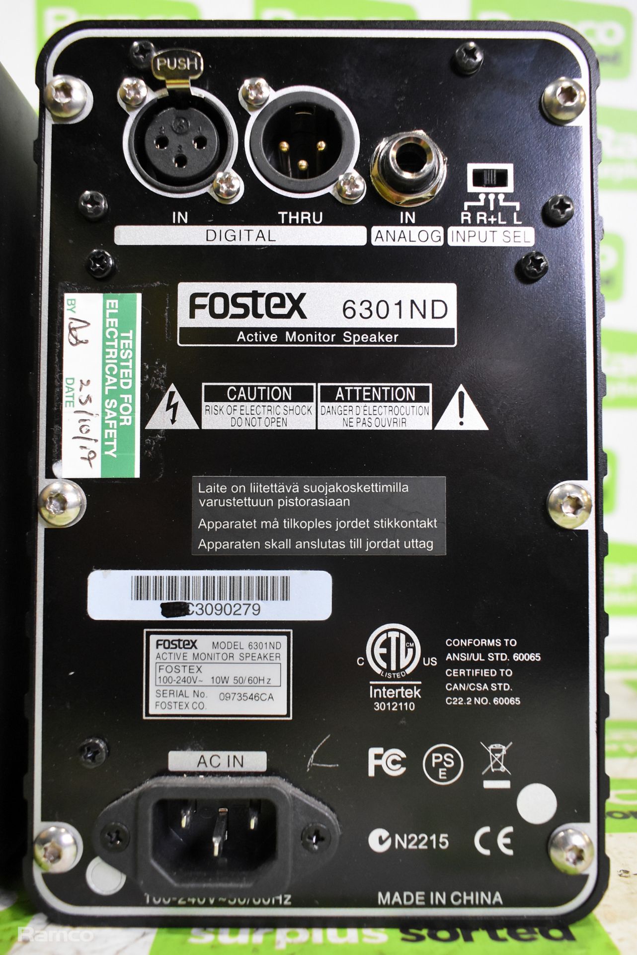 Fostex monitor speakers - full detail in description - Image 6 of 6
