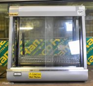 Infernus WRS-660 food warming display cabinet - W 665 x D 450 x H 665mm