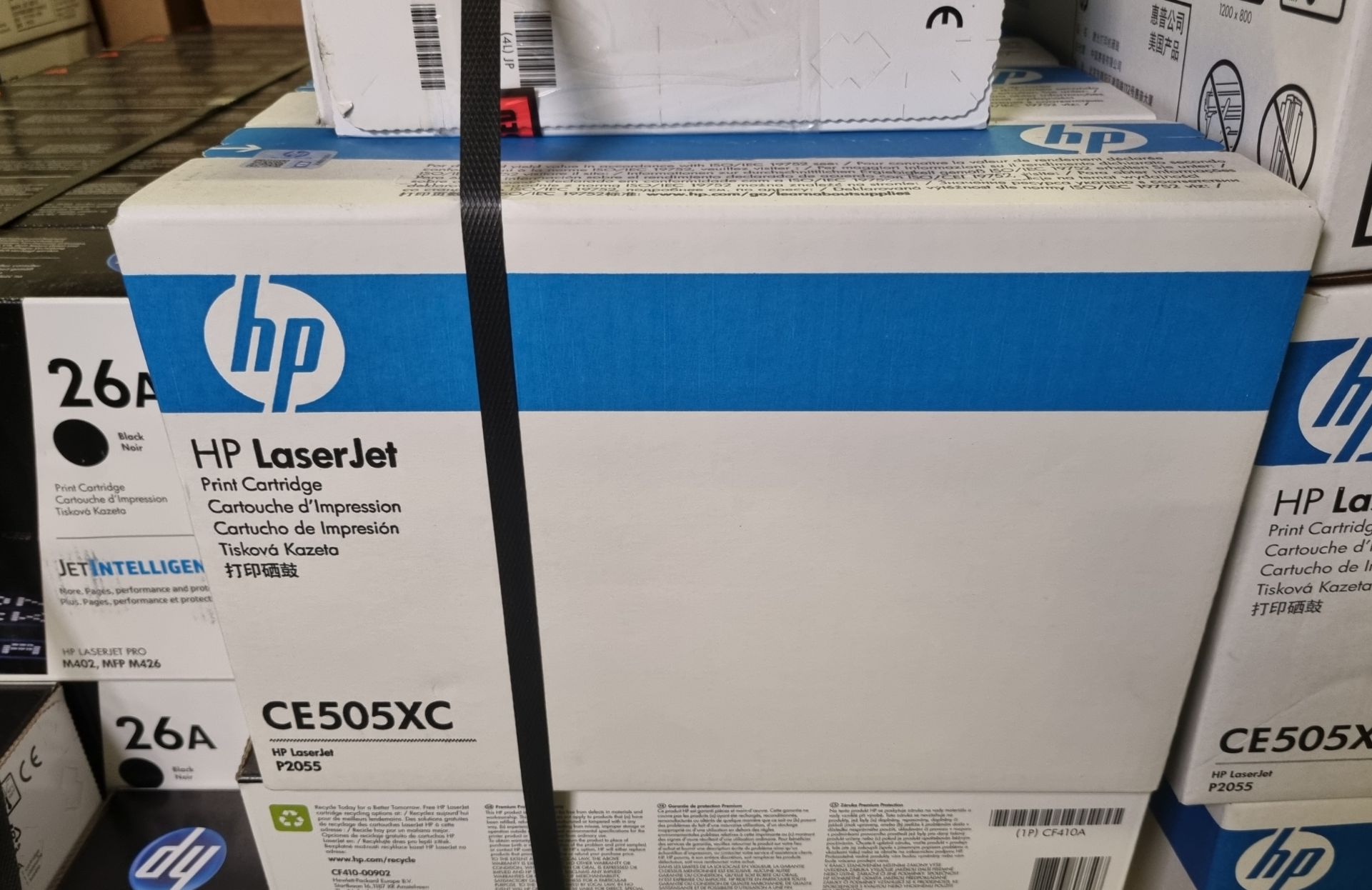 HP toner cartridges - 26A, CE505XC, 410A and 825A - black - approx. 80 cartridges - Image 4 of 6