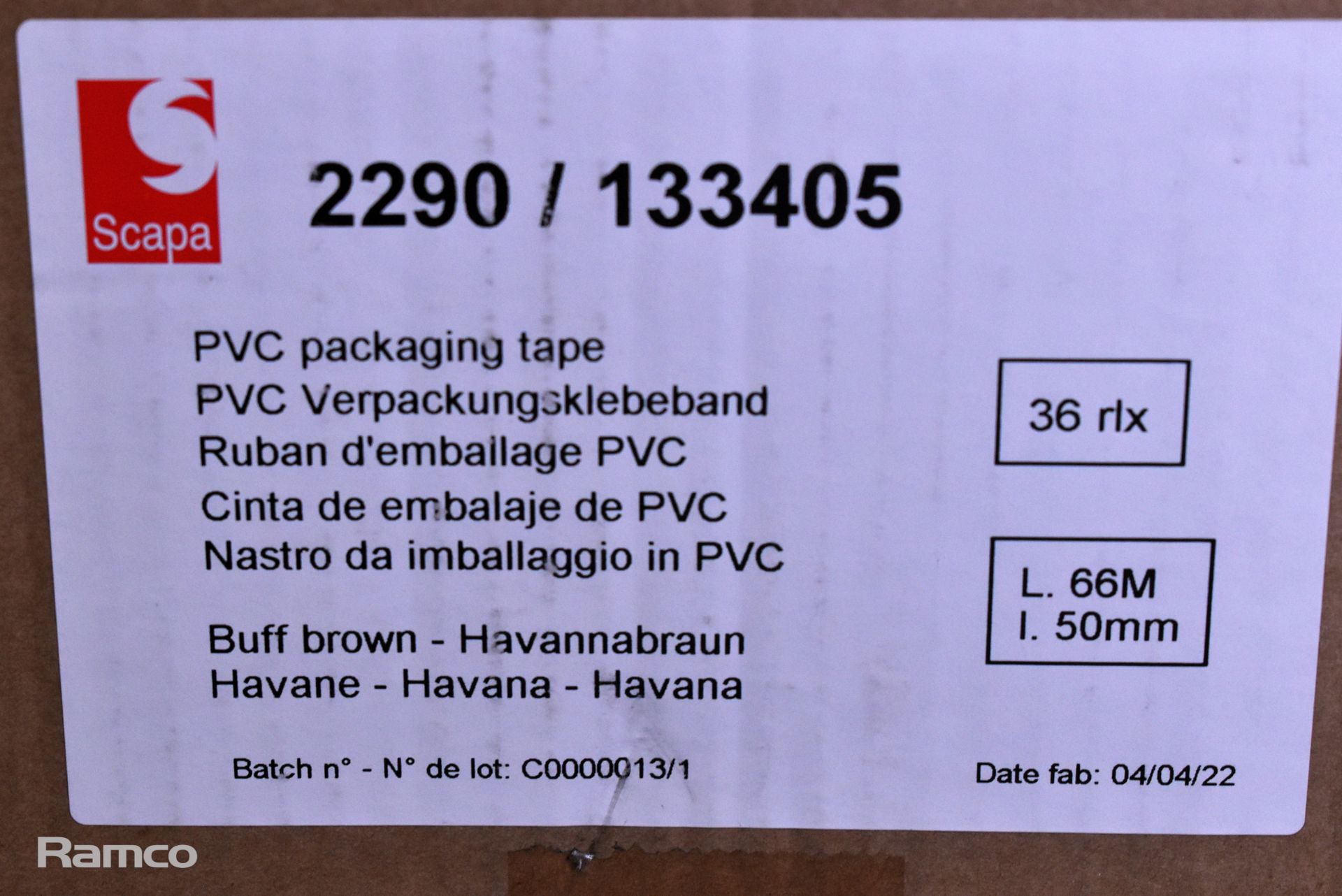 72x rolls of Scapa packing tape - Bild 3 aus 3