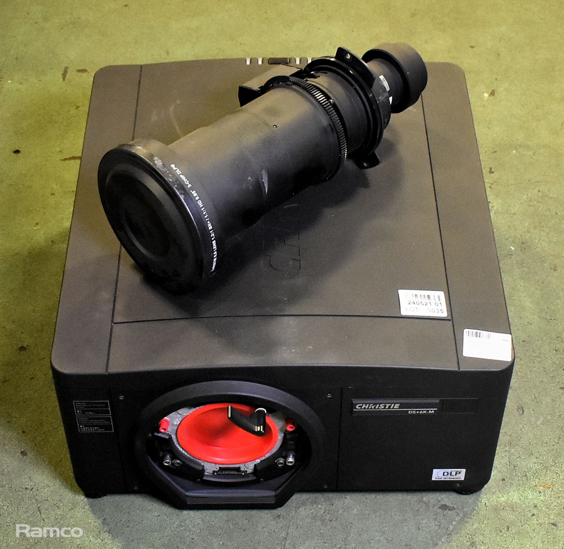 Christie DS+6K-M SXGA+ large venue projector - 100/240V - 50/60Hz - L 600 x W 500 x H 260mm